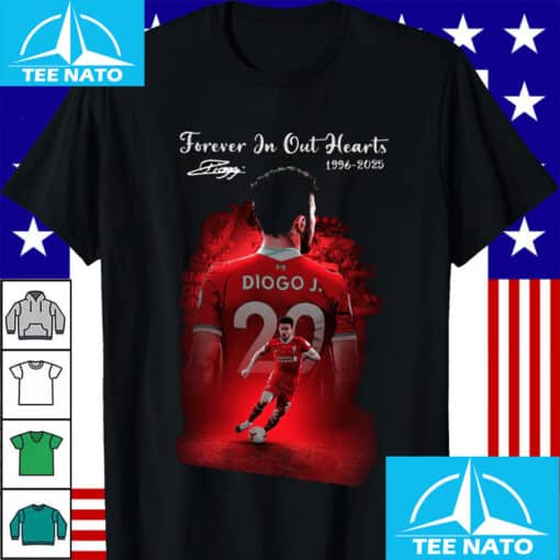 Diogo Jota Forever In Our Hearts 1996-2025 Tribute Shirt - Image 4