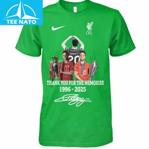 Diogo Jota Liverpool FC 1996-2025 Thank You For The Memories Shirt - Image 2