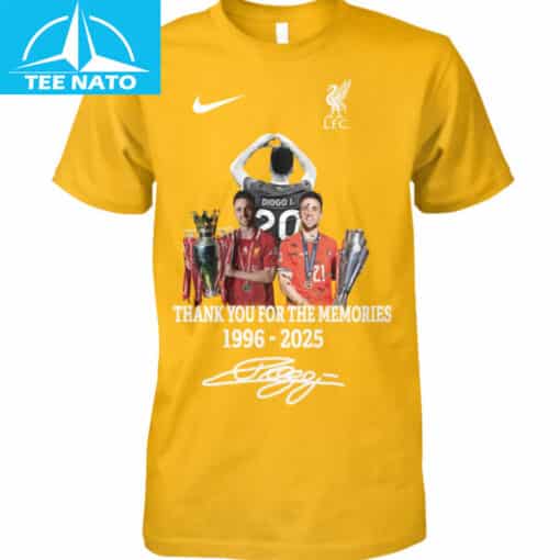 Diogo Jota Liverpool FC 1996-2025 Thank You For The Memories Shirt - Image 3