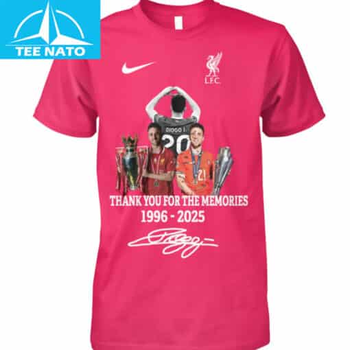 Diogo Jota Liverpool FC 1996-2025 Thank You For The Memories Shirt - Image 4