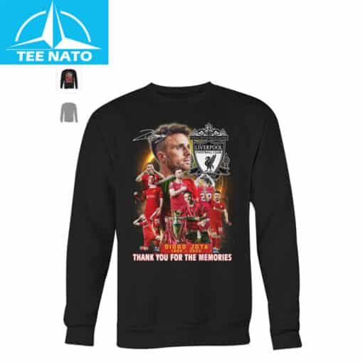 Diogo Jota Liverpool FC 1996-2025 Thank You For The Memories Shirt - Image 4