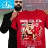 Diogo Jota Liverpool FC 1996 2025 Thank You Shirt