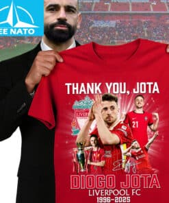 Diogo Jota Liverpool FC 1996-2025 Thank You Shirt