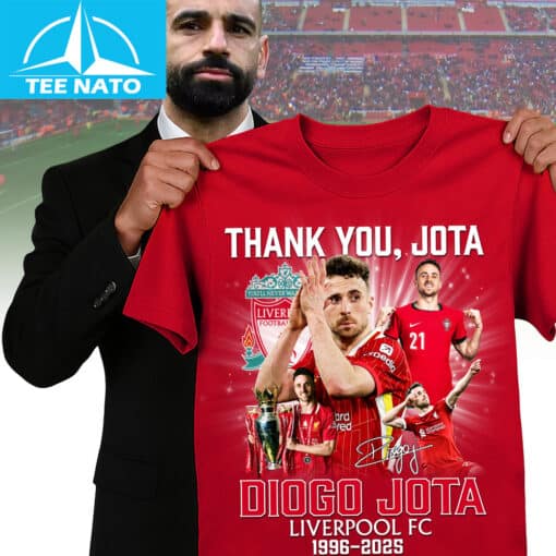 Diogo Jota Liverpool FC 1996-2025 Thank You Shirt