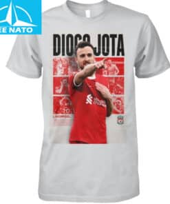 Diogo Jota Liverpool FC Action Pose Shirt