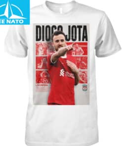 Diogo Jota Liverpool FC Action Pose Shirt3