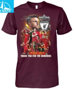 Diogo Jota Liverpool FC Thank You For The Memories Fan Shirt2