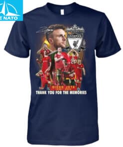 Diogo Jota Liverpool FC Thank You For The Memories Fan Shirt3