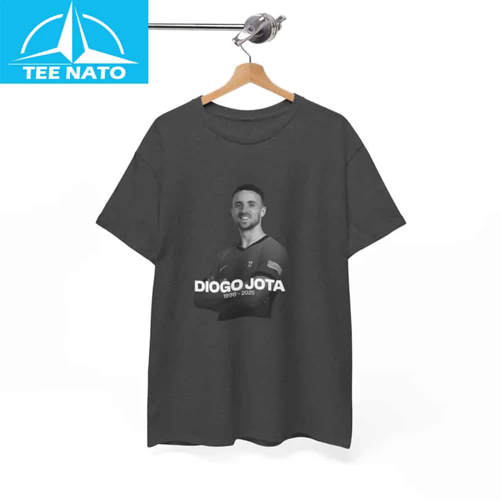 Fan wearing the Diogo Jota Memorial Soccer Shirt