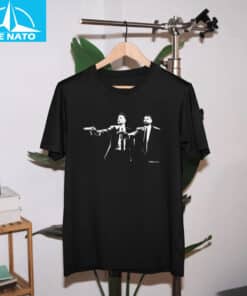 Diogo Jota & Mo Salah Pulp Fiction Style Shirt