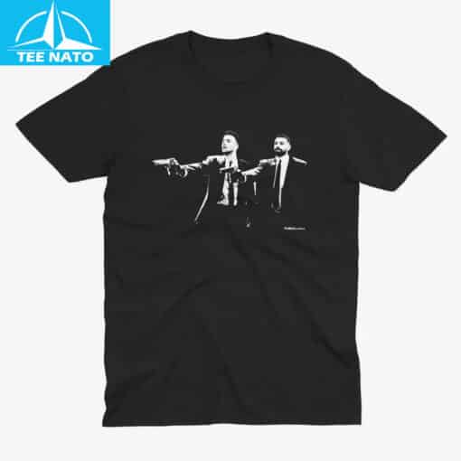 Diogo Jota & Mo Salah Pulp Fiction Style Shirt - Image 3