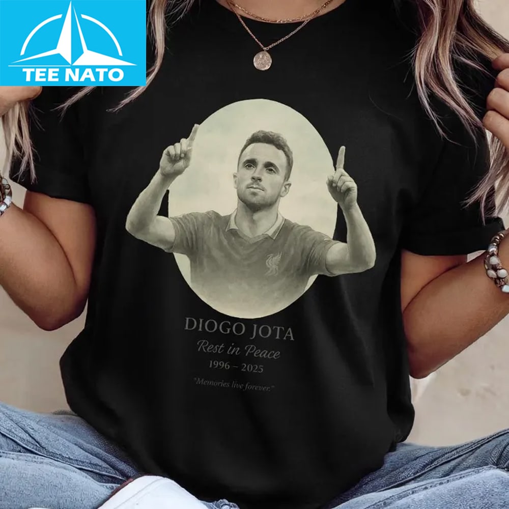 Diogo Jota Rip Shirt on display