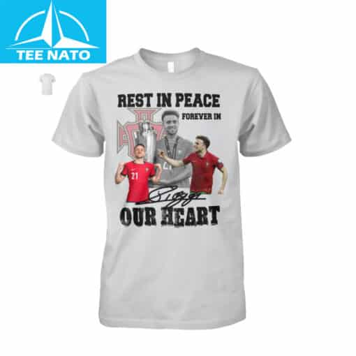 Diogo Jota Rest In Peace Forever In Our Heart Shirt - Image 3