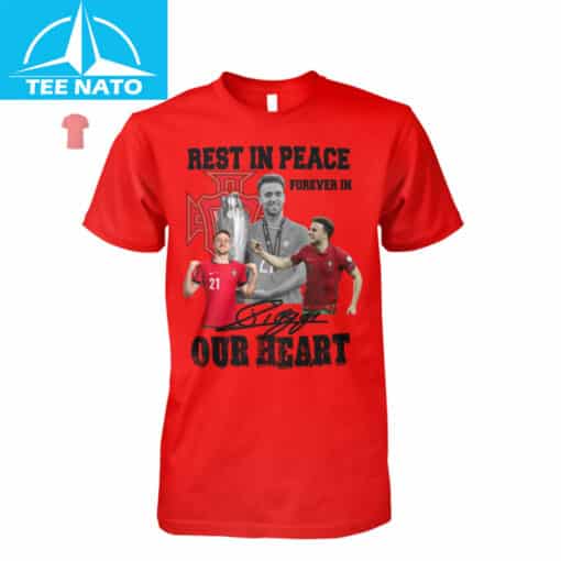 Diogo Jota Rest In Peace Forever In Our Heart Shirt - Image 4