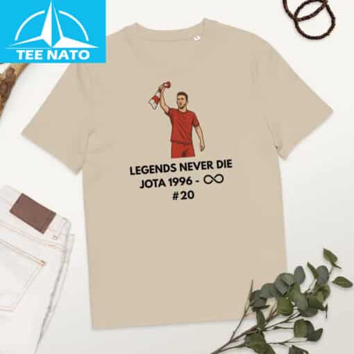 Diogo Jota Tribute Legends Never Die Shirt - Image 2
