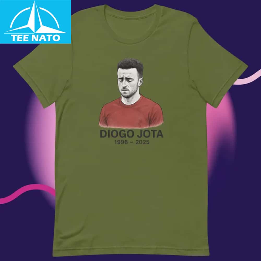 Diogo Jota Tribute Shirt in a lifestyle setting