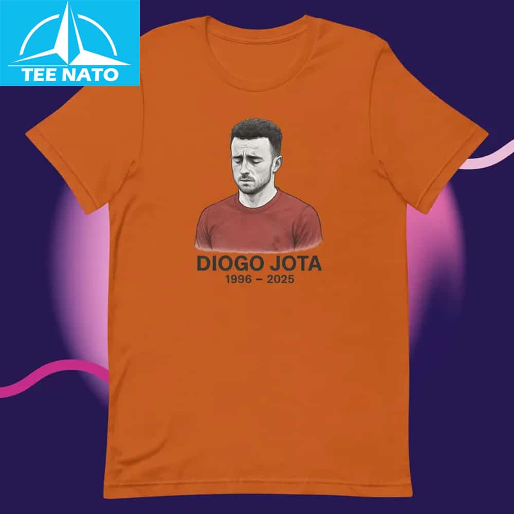 Back design of the Diogo Jota Tribute Shirt