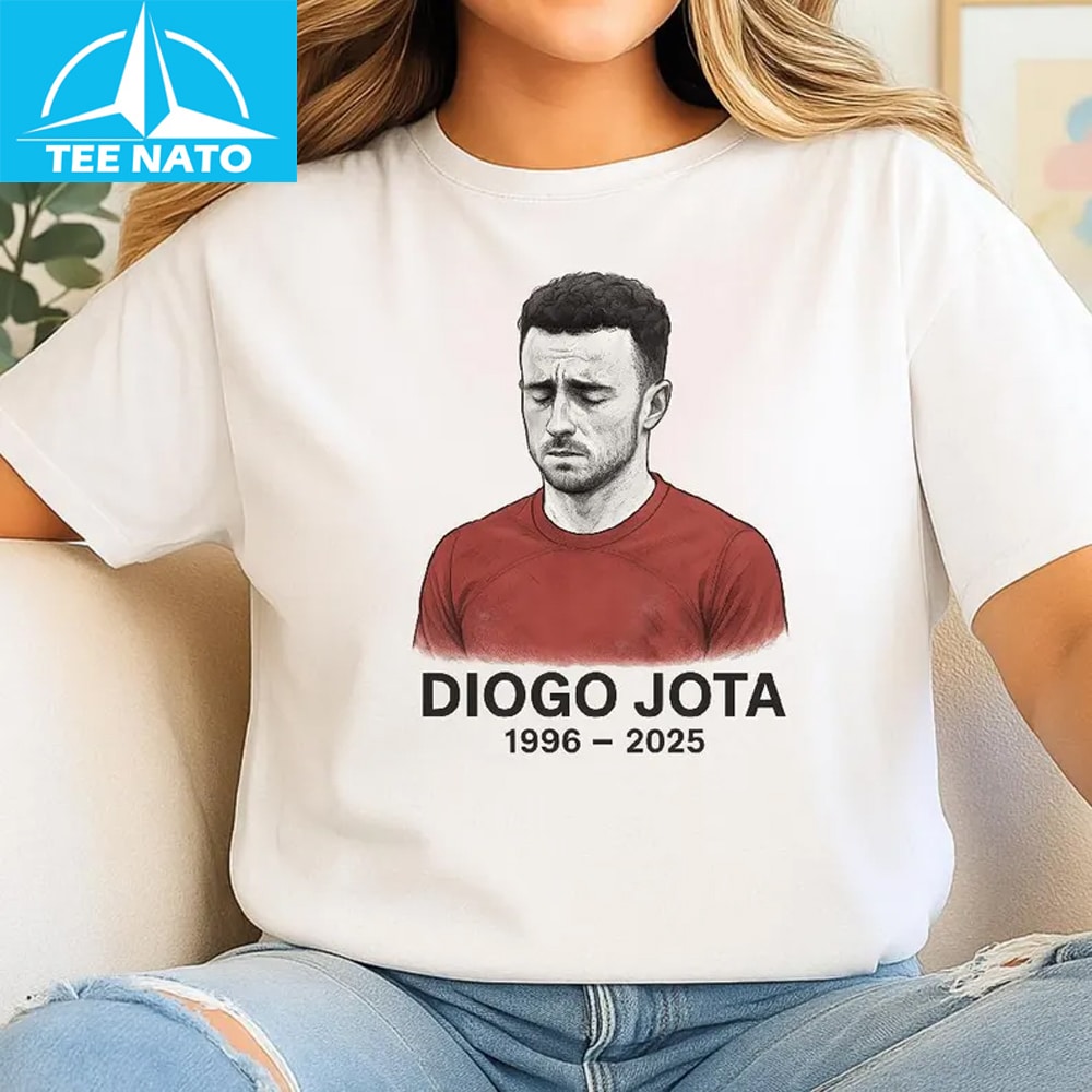 Front design of the Diogo Jota Tribute Shirt