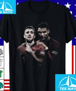 Diogo Jota and Cristiano Ronaldo Portugal Football Shirt