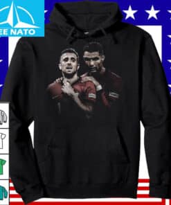 Diogo Jota and Cristiano Ronaldo Portugal Football Shirt4