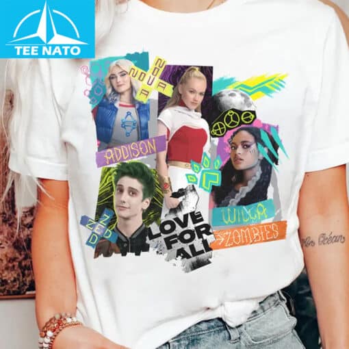 Disney Channel Zombies 4 Movie Characters Shirt - Image 4