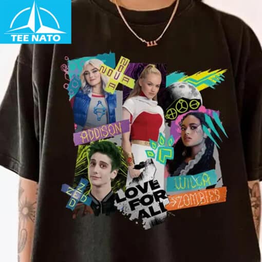 Disney Channel Zombies 4 Movie Characters Shirt - Image 3