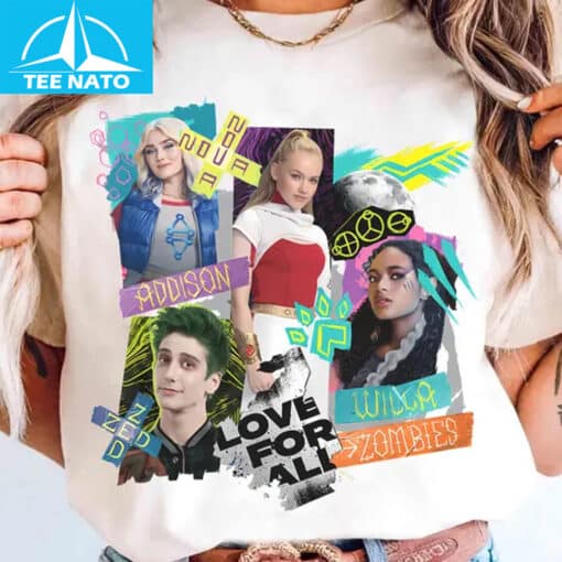 Disney Channel Zombies 4 Movie Characters Shirt - Image 2