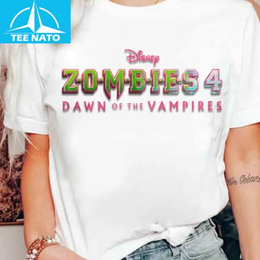 Disney Channel Zombies 4 Movie Logo Shirt - Image 4