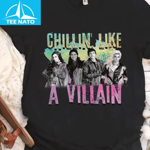 Disney Descendants Chillin Like A Villain Shirt - Image 2