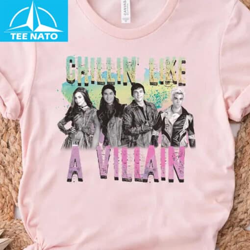 Disney Descendants Chillin Like A Villain Shirt - Image 3