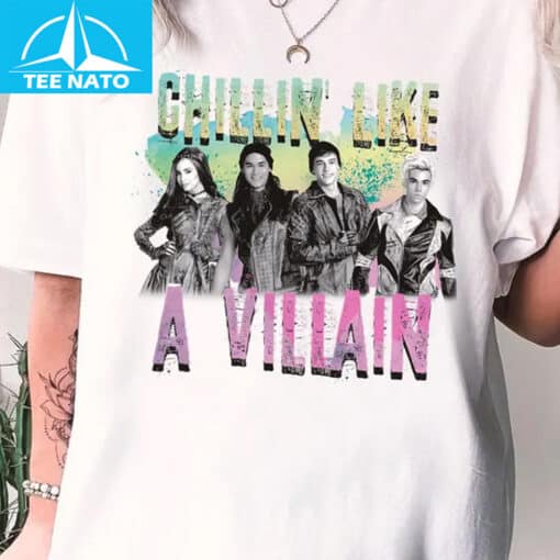 Disney Descendants Chillin Like A Villain Shirt - Image 4