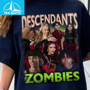 Disney Descendants Zombies Worlds Collide Tour All Characters Shirt