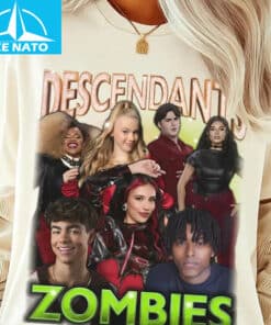 Disney Descendants Zombies Worlds Collide Tour All Characters Shirt1