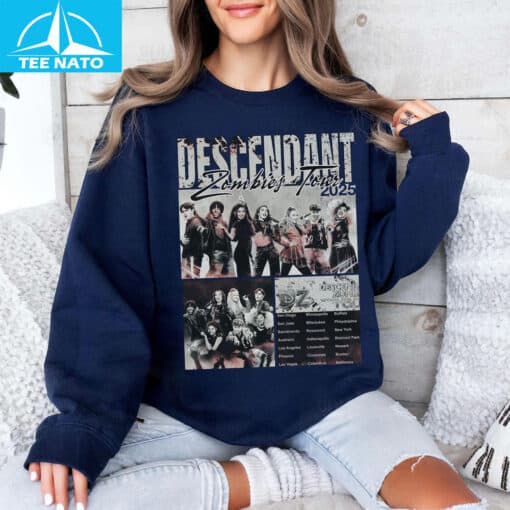 Disney Descendants Zombies Worlds Collide Tour Summer 2025 Shirt - Image 4