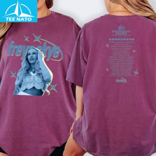 Disney Freya Skye Descendants Zombies Worlds Collide Tour Shirt - Image 5