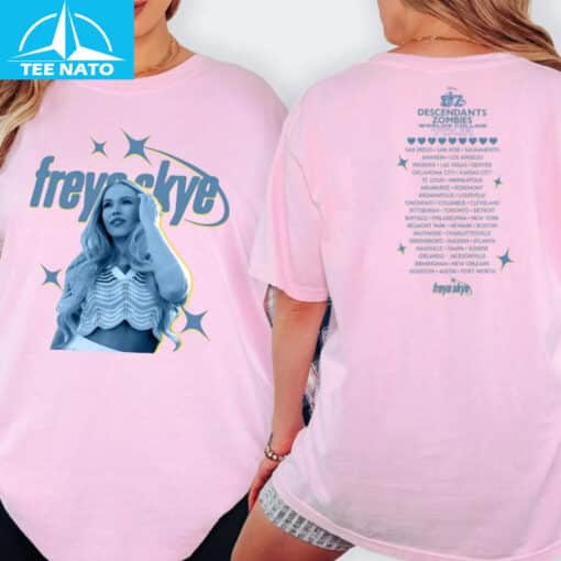 Disney Freya Skye Descendants Zombies Worlds Collide Tour Shirt - Image 4