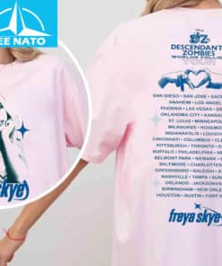 Disney Freya SkyeDescendants Zombies Worlds Collide Tour Shirt2