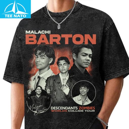 Disney Malachi Barton Descendants Zombies Worlds Collide Tour Shirt - Image 4