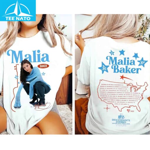 Disney Malia Baker Descendants Zombies Worlds Collide Tour Shirt - Image 3