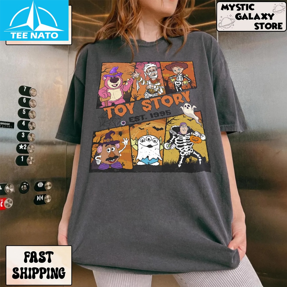 Disney Toy Story Est.1995 Halloween Shirt - Image 3