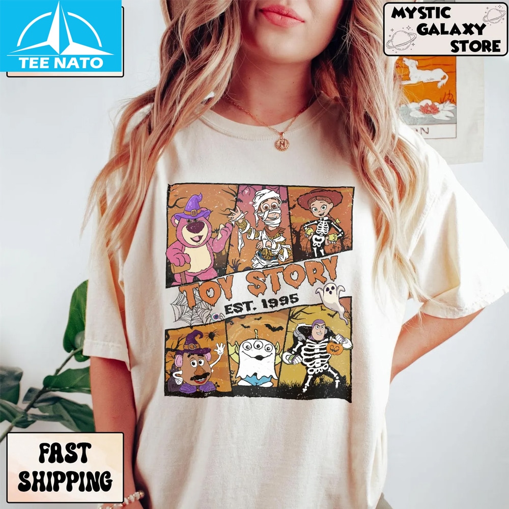 Disney Toy Story Est.1995 Halloween Shirt - Image 2