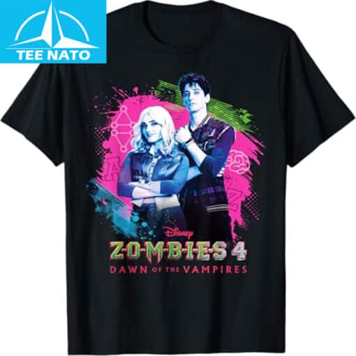 Disney Zombies 4 Dawn of the Vampires Movie Zed & Addison Shirt