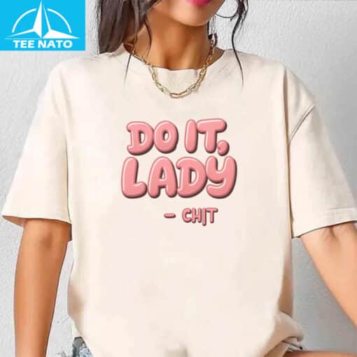 Do It, Lady - Chit Pink Bubble Letters Shirt - Image 3