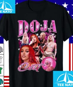 Doja Cat Vintage Style Pop RB Music Collage Shirt3