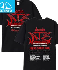 Dominate Stray Kids 2025 World Tour Shirt2