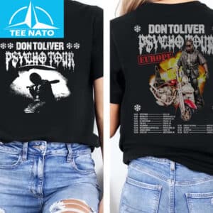 Don Toliver Psycho Tour Europe Shirt 12 Don Toliver Psycho Tour Europe Shirt