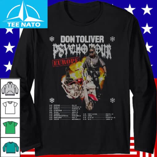 Don Toliver Psycho Tour Europe Shirt - Image 3