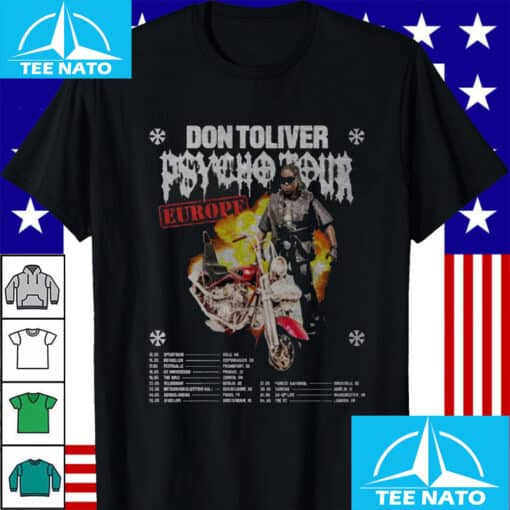 Don Toliver Psycho Tour Europe Shirt - Image 2