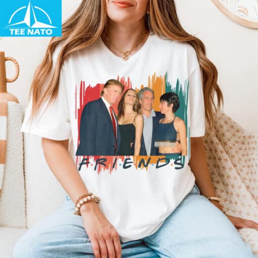 Donald Trump And Jeffrey Epstein Best Friends Parody Shirt - Image 3