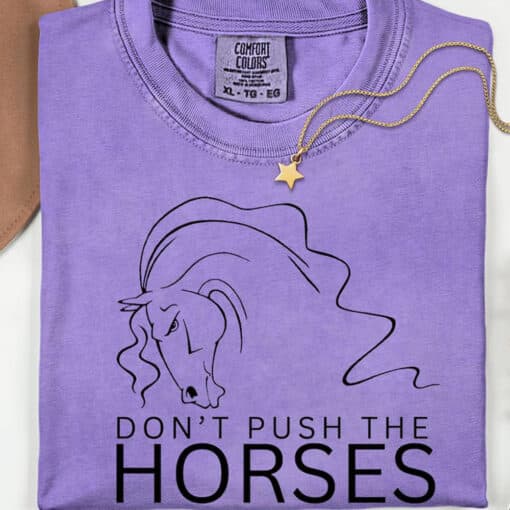 Don't Push The Horses Usyk Boxing Quote Shirt - Image 2